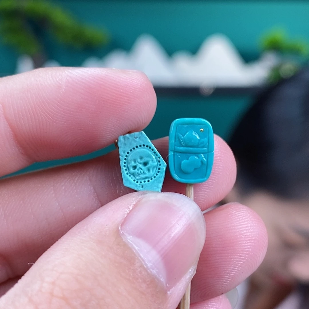 绿松石珠宝奇石未镶嵌