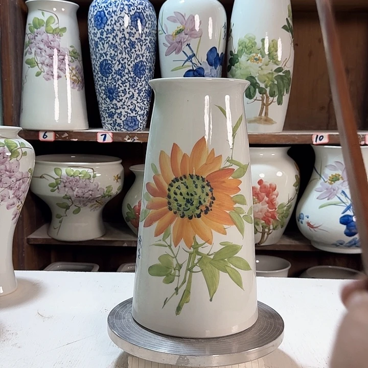 瓶宝塔向日葵陶瓷陶瓷新款