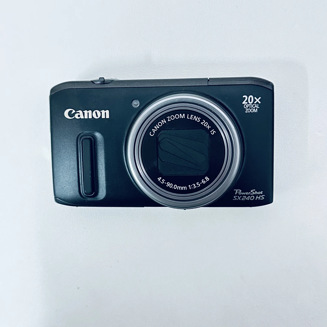 9新 Canon/佳能 sx240屏贴膜1200w像素80倍长焦可实况人白景浓