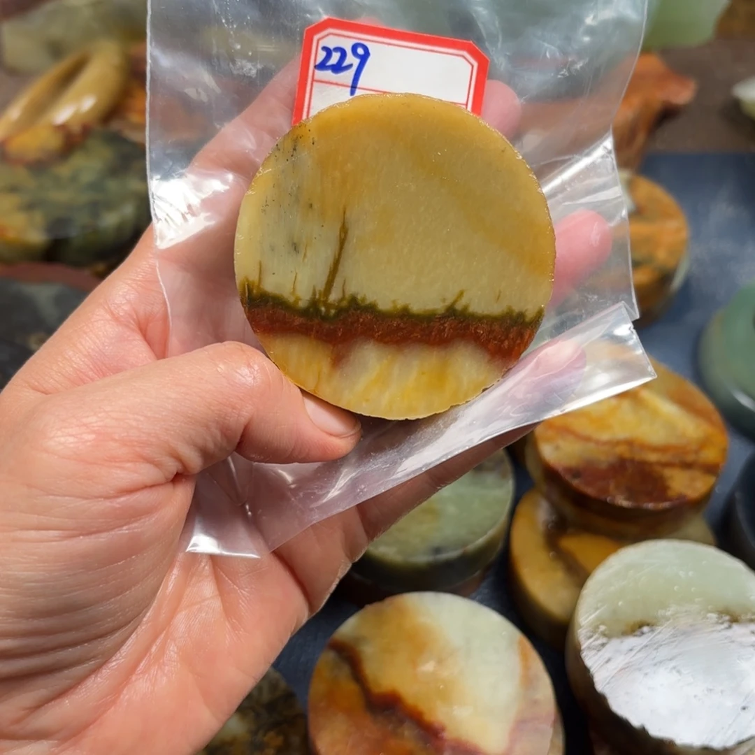 花***主蛇纹石玉未镶嵌手镯