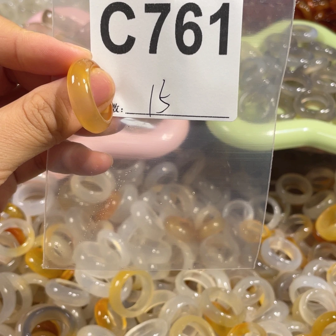 玛瑙/玉髓未镶嵌戒指761