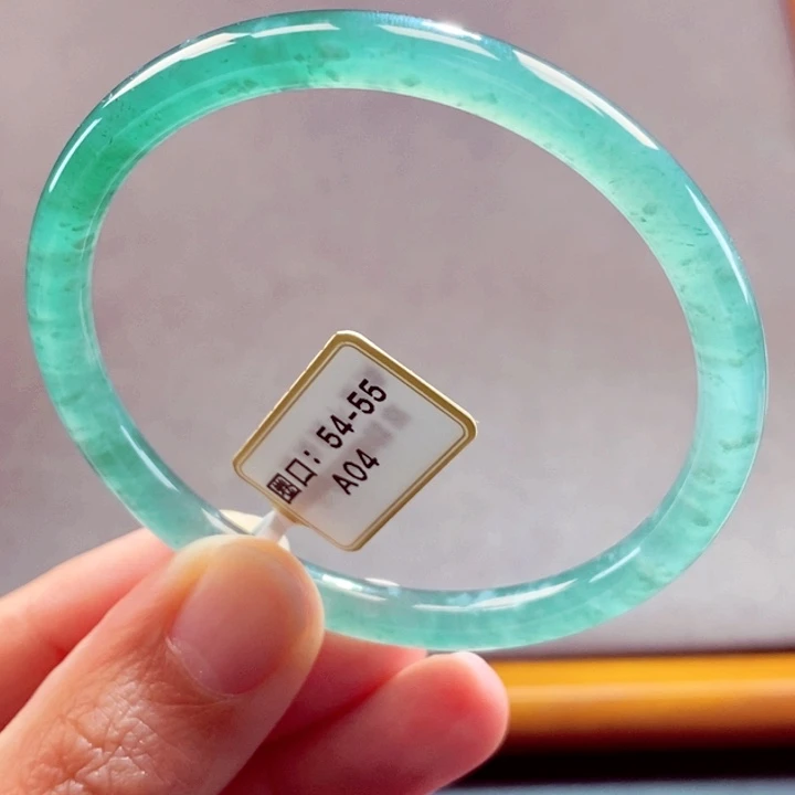 翡翠未镶嵌手镯天然翡翠手镯57