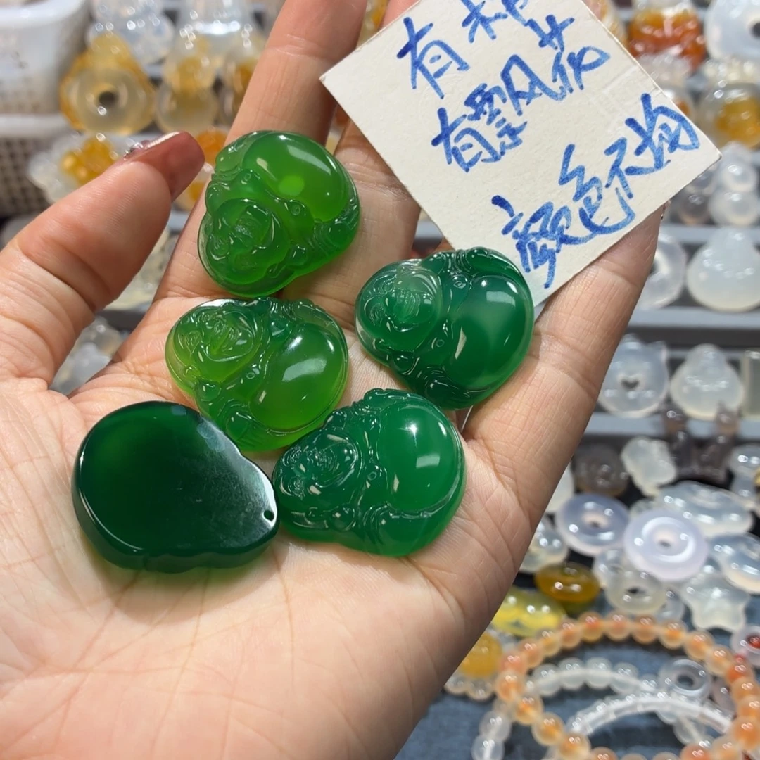 玛瑙/玉髓未镶嵌吊坠(不含链)
