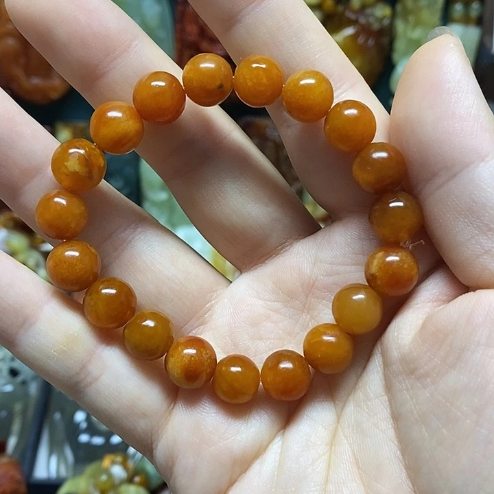 蛇纹石玉未镶嵌手链