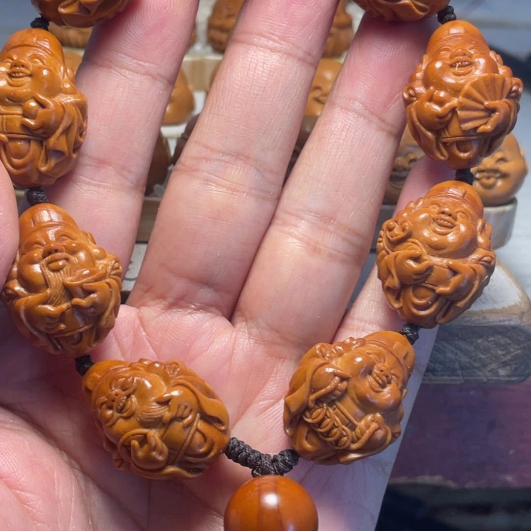 橄榄核手串/手链2.1铁核精品八大财神