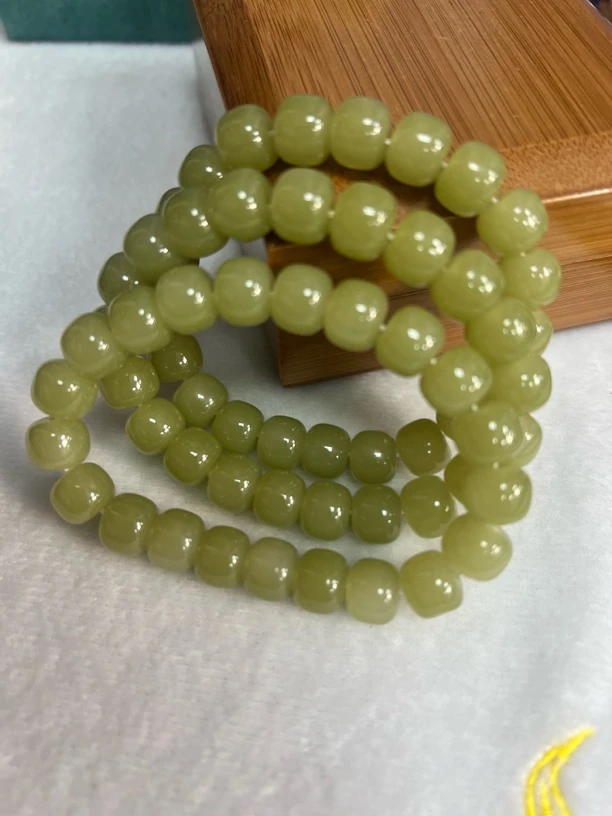 和田玉冰晴水手串-（拍一发一）