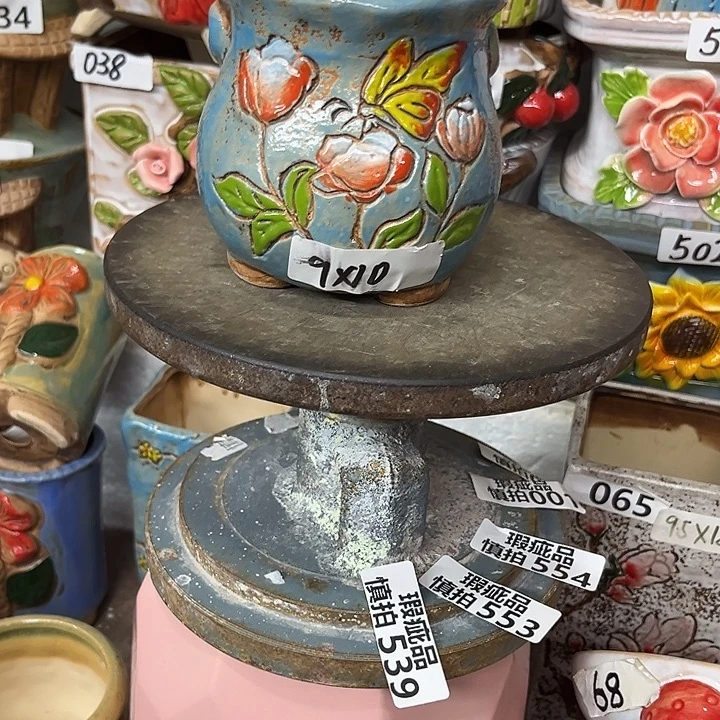 粗陶材质多肉花盆