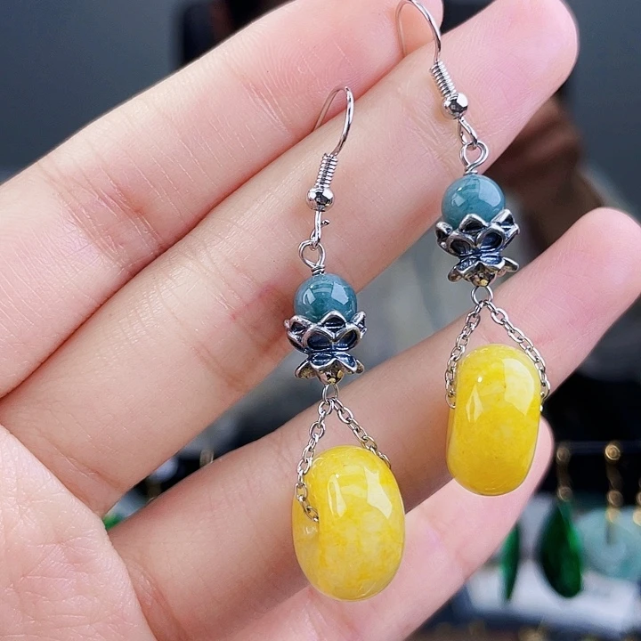 翡翠耳饰未镶嵌饰品