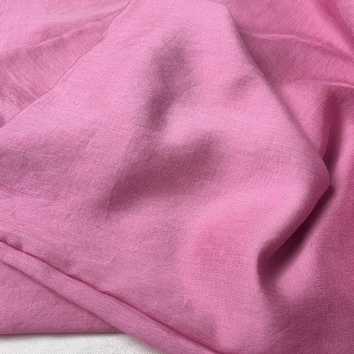 棉混纺玫粉人鱼姬2米