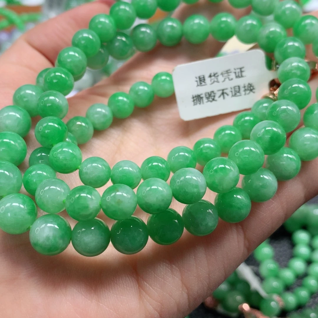 未镶嵌手链翡翠翡翠