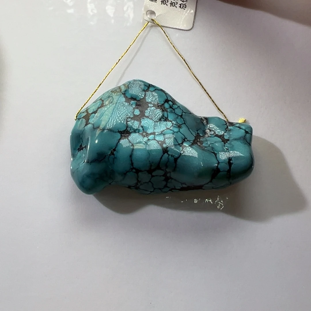 绿松石未镶嵌挂件