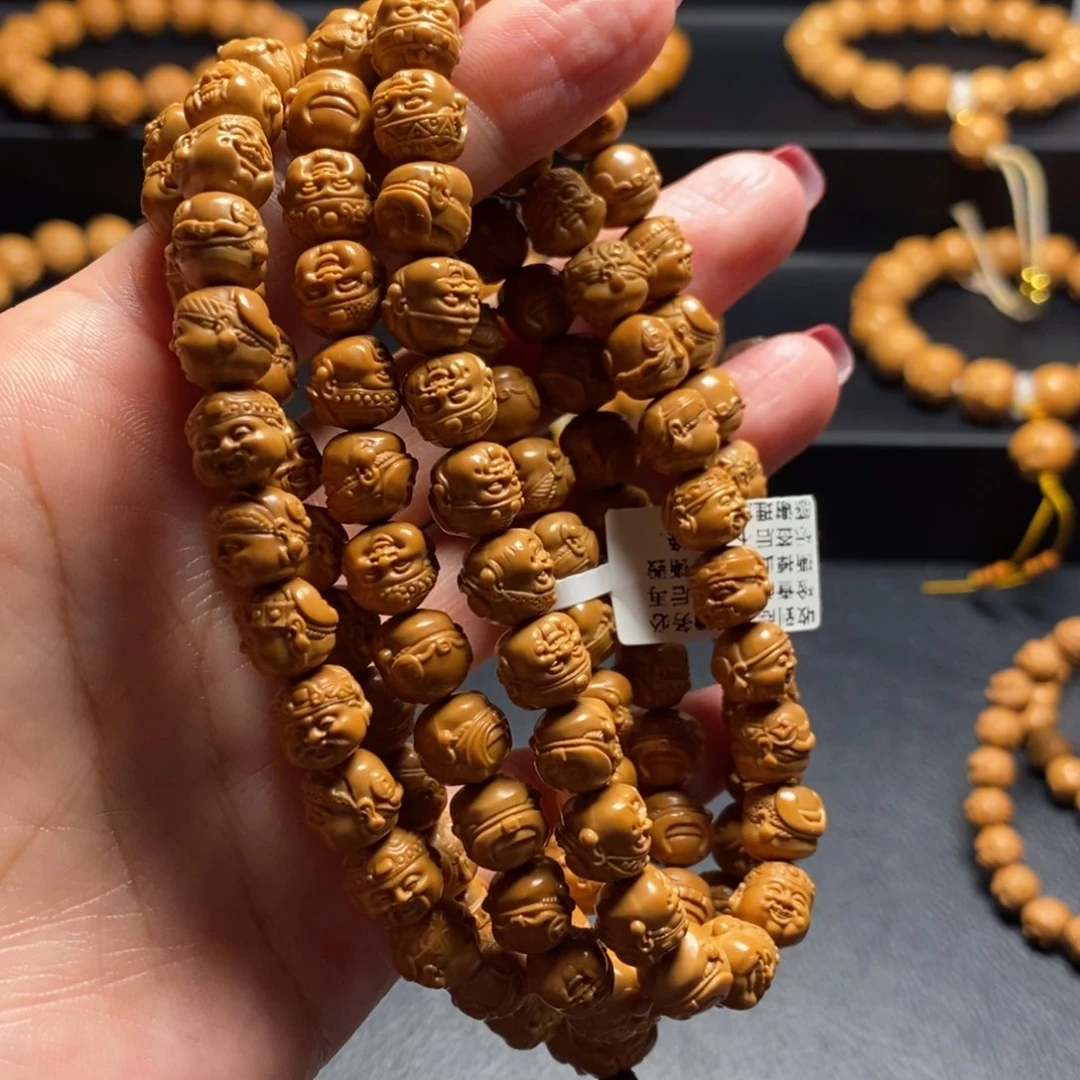 似****猴头核桃手串财神108