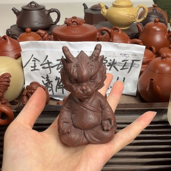 茶壶紫砂小龙人的