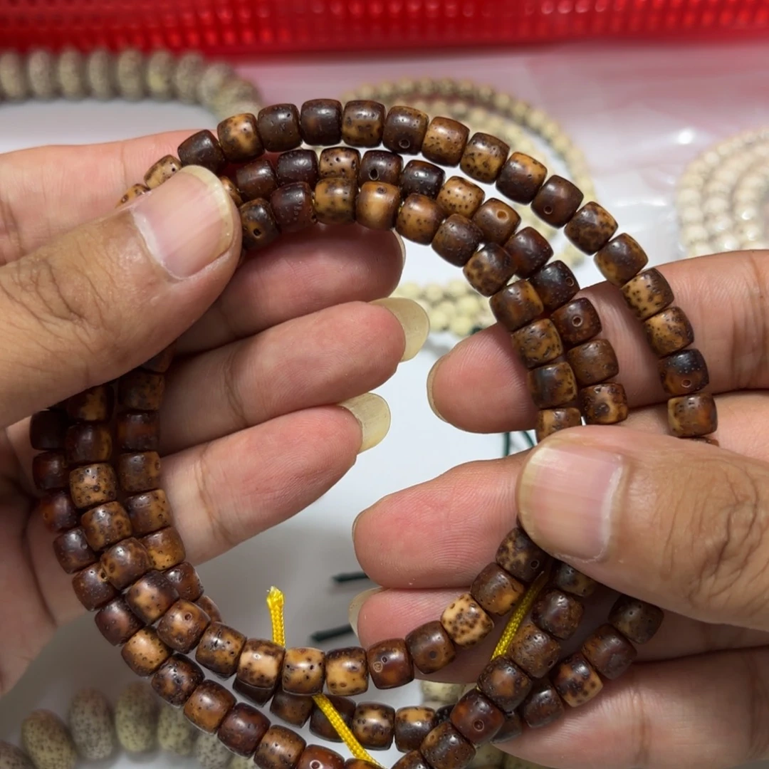 星月菩提手串星月陈籽虎皮7