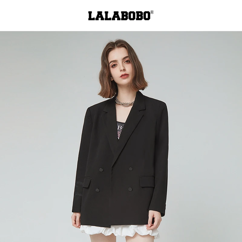 LALABOBO（无挂件）设计感毛毛气质外套RBDC-XW11