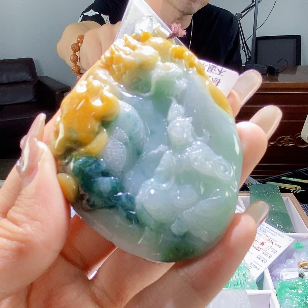 颈饰未镶嵌翡翠翡翠
