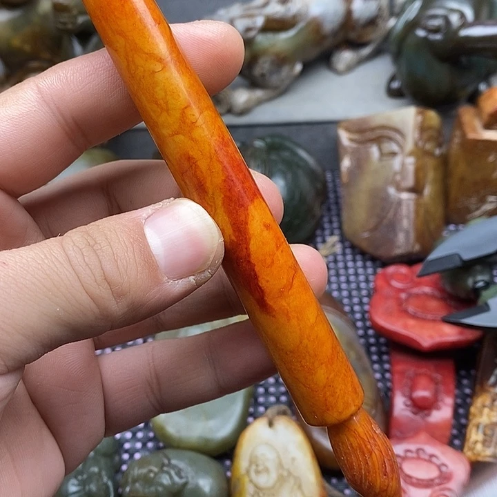 未镶嵌蛇纹石玉颈饰