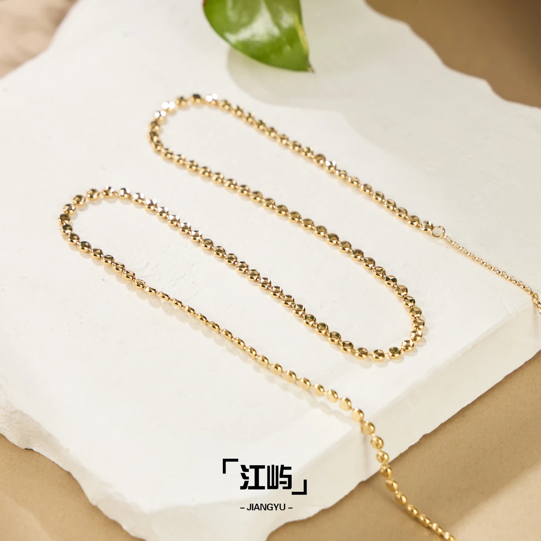 江屿 链子925银 钻光项链