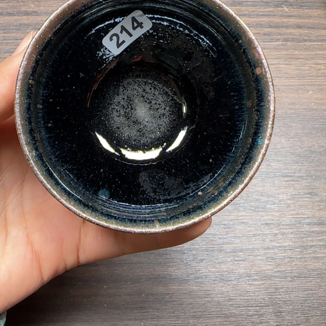 茶盏龙窑柴烧原矿原釉214