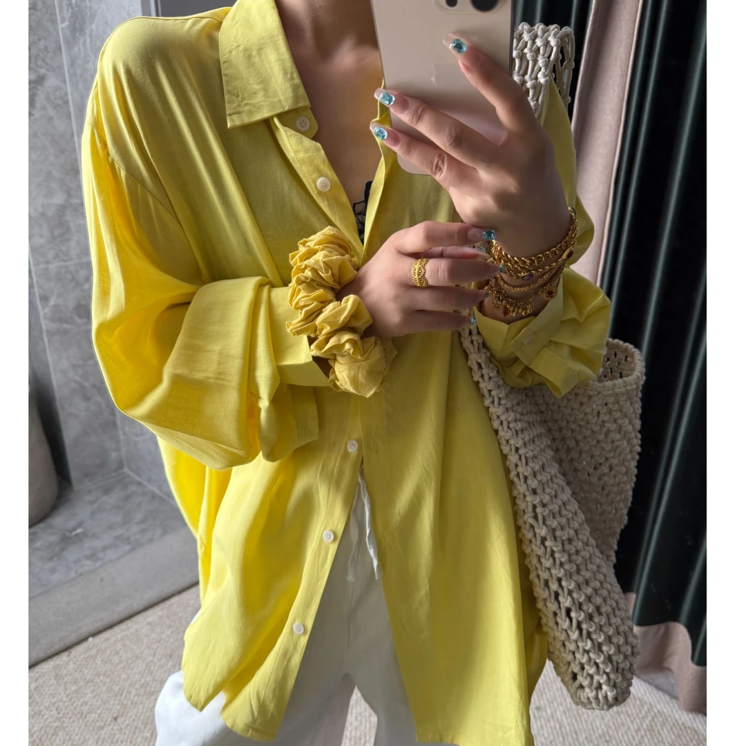 大嘴新款高级百搭衬衣006