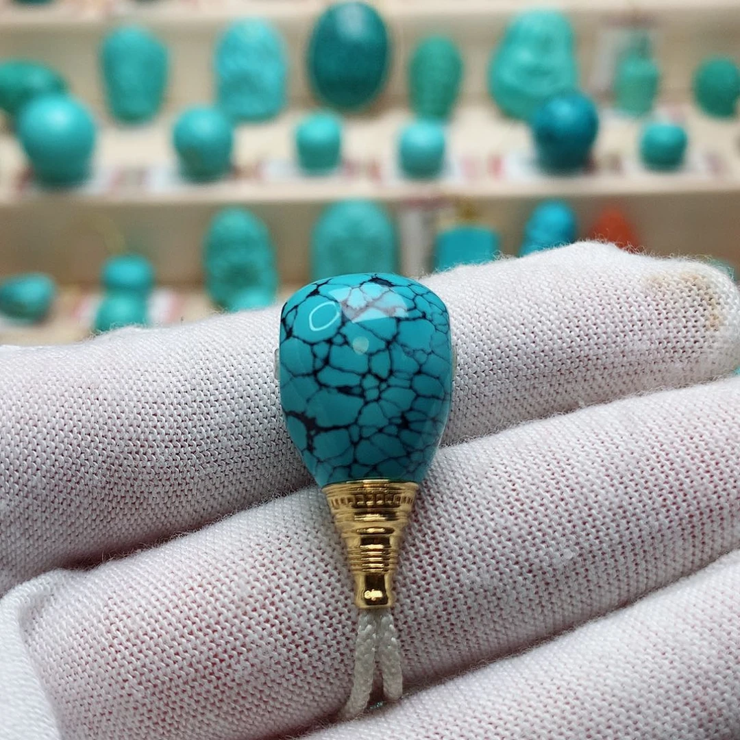 绿松石珠宝半成品未镶嵌