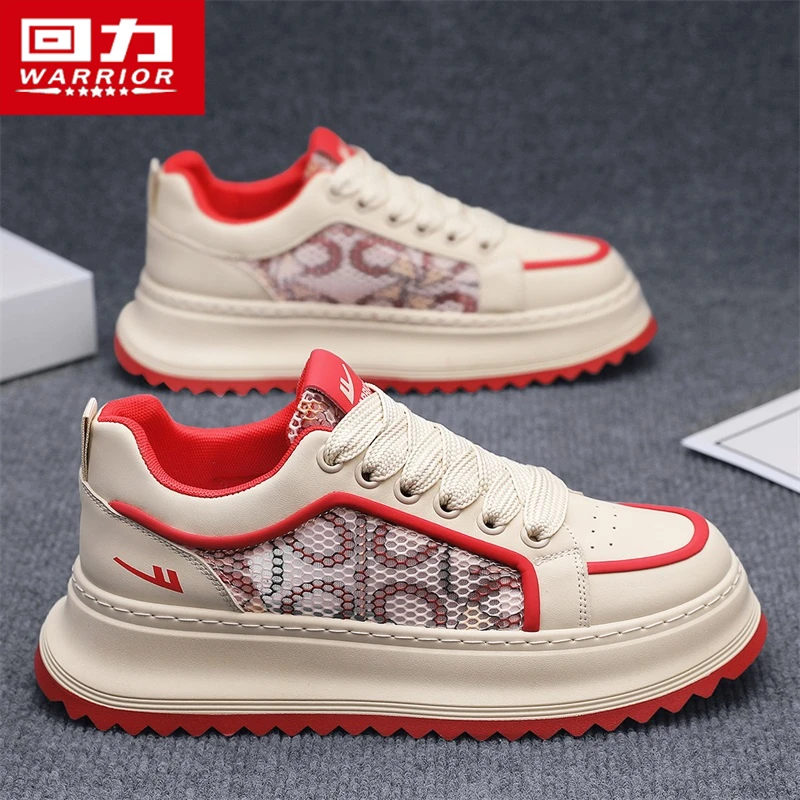 Warrior/回力夏季韩版耐磨户外运动百搭透气小众时尚休闲板鞋男款
