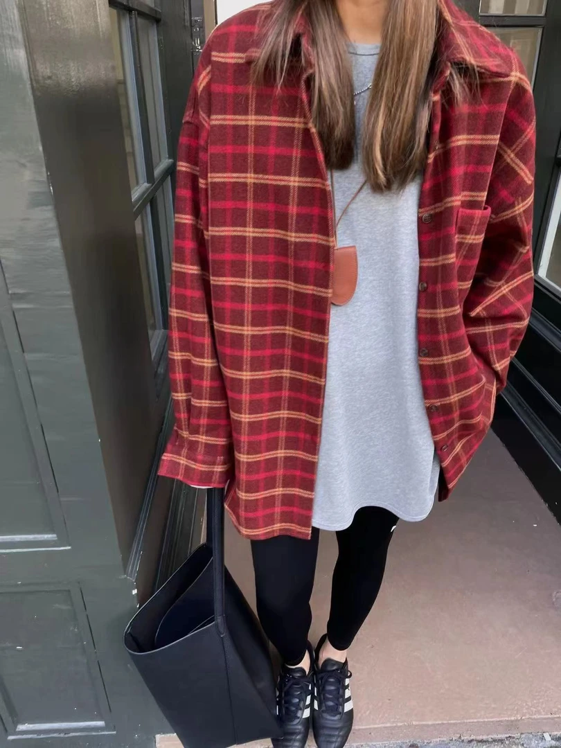 chalan 新款时尚百搭舒适休闲衬衫外套H24C0206