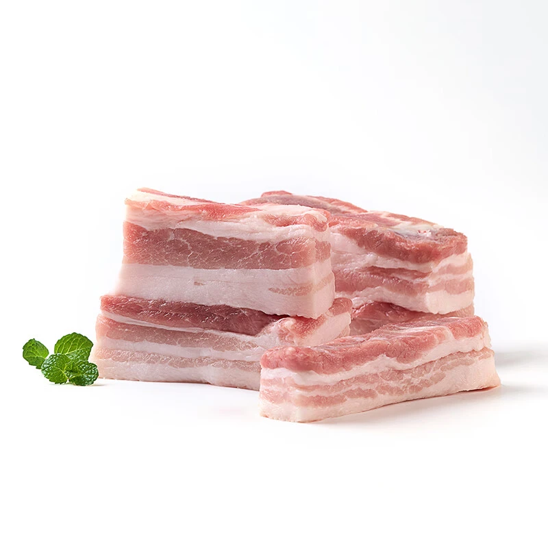 【240天黑猪】冰鲜黑猪去皮五花350g