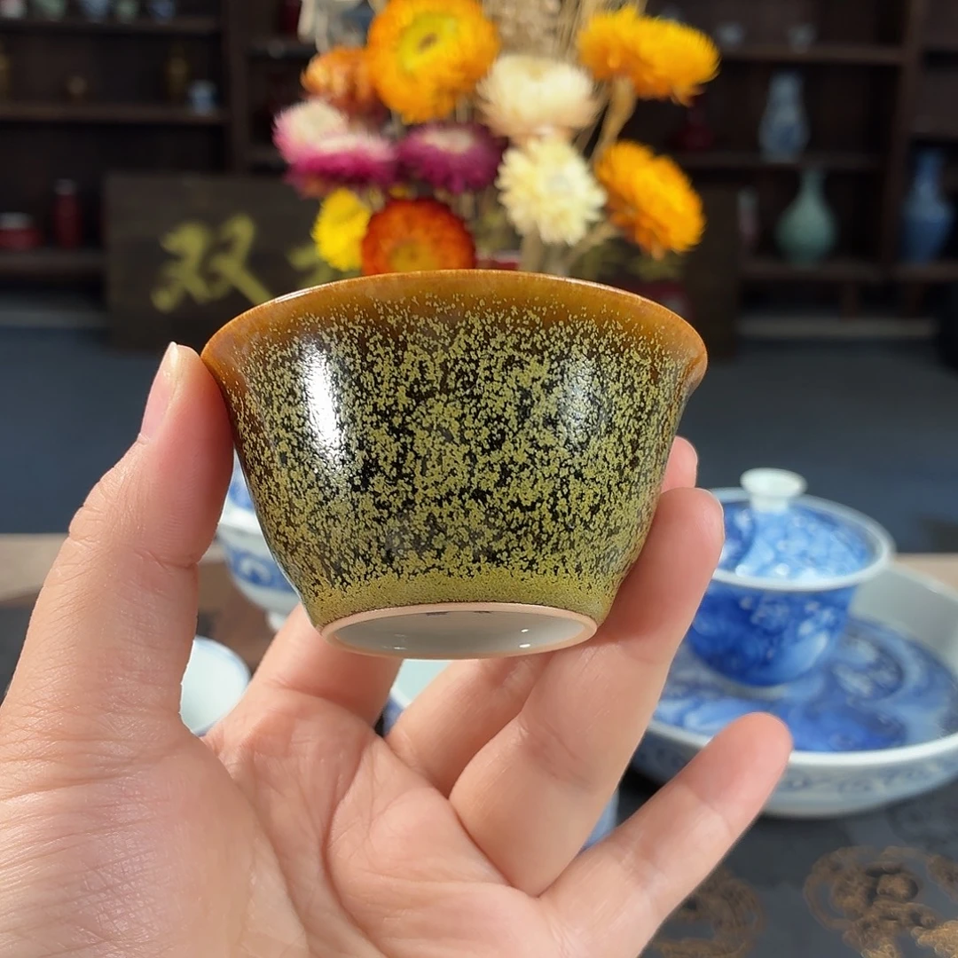 双板桥柴窑瓷器杯子