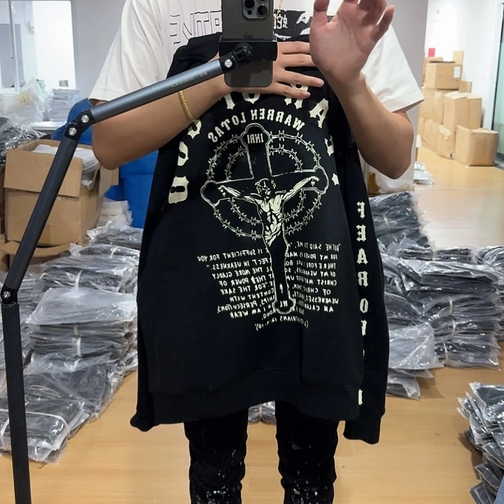 套头款耶稣限定卫衣 黑色S 不退换