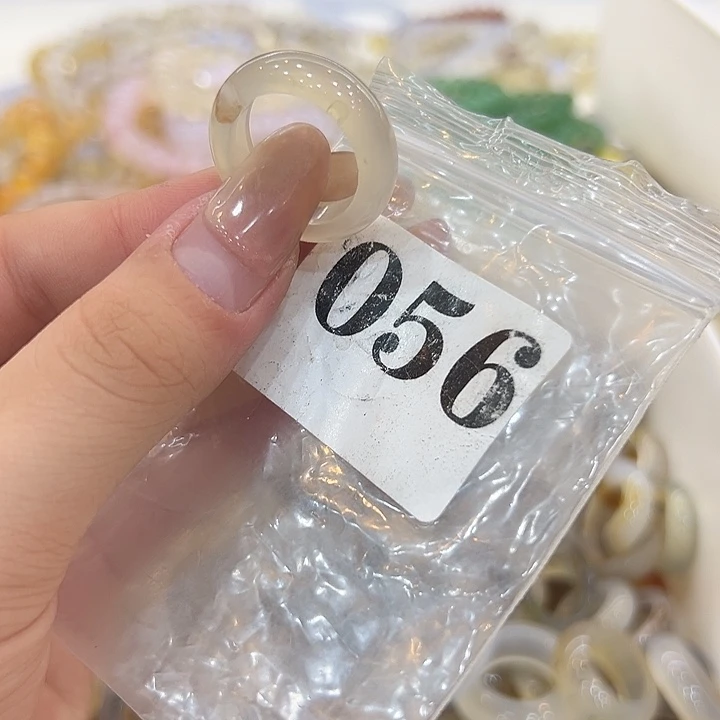 合金戒指玛瑙/玉髓56港14
