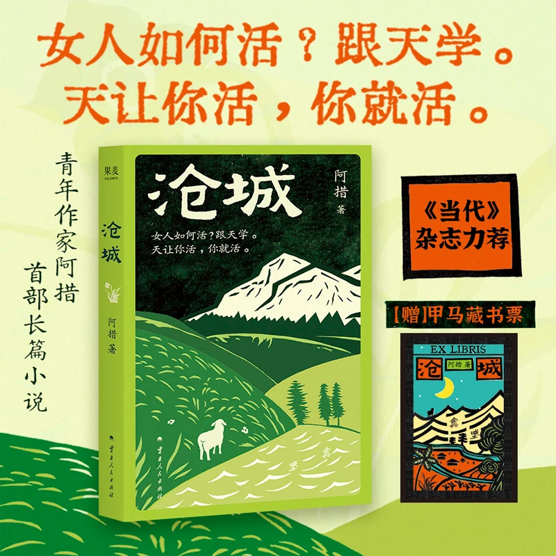 【限量签名版】沧城 阿措长篇小说 《当代》文学杂志权威力荐