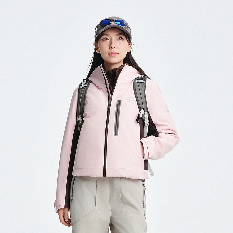 2025秋季新款女一手长冲锋衣鹅绒服冲锋衣B250331320