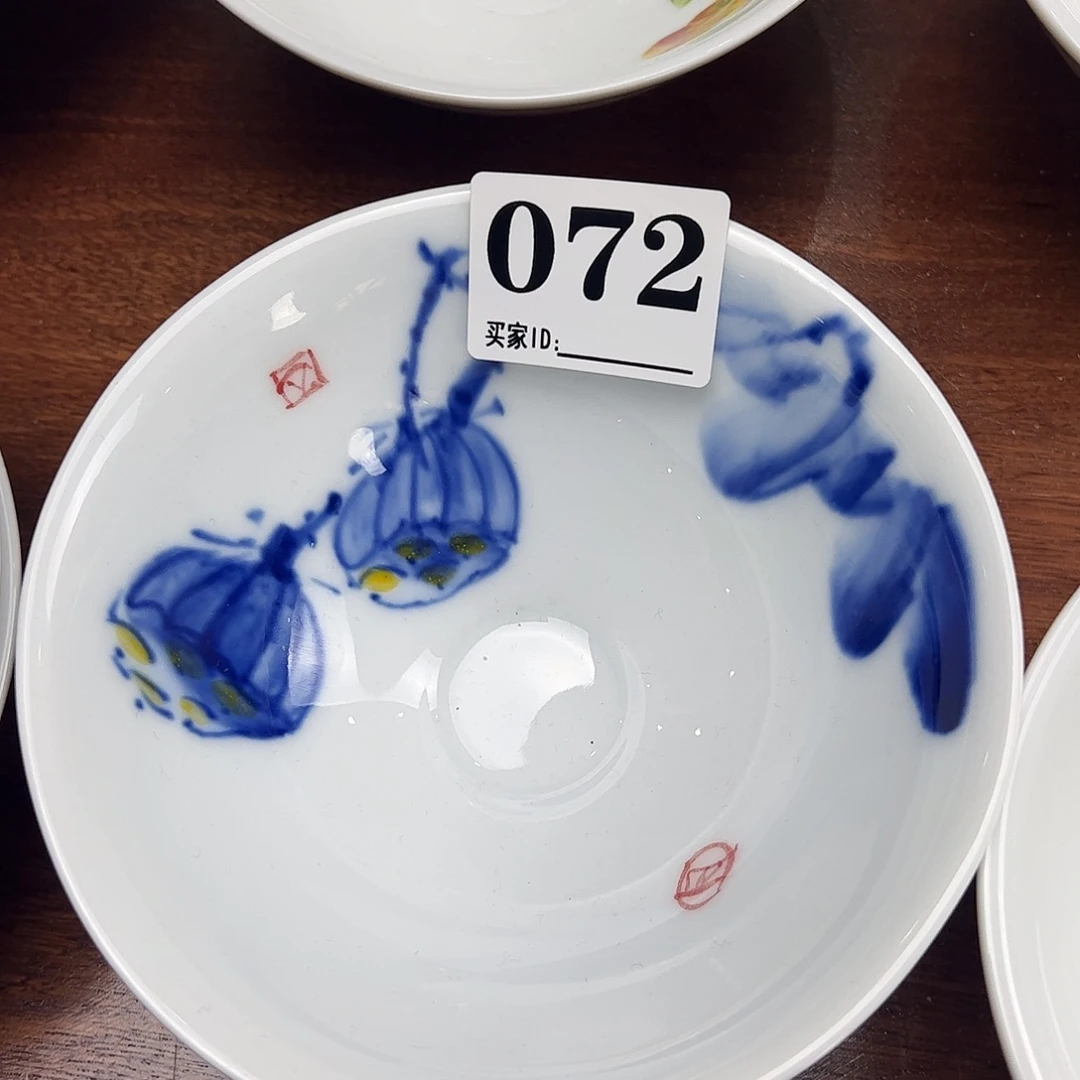 瓷片景德镇陶瓷手工手绘制作