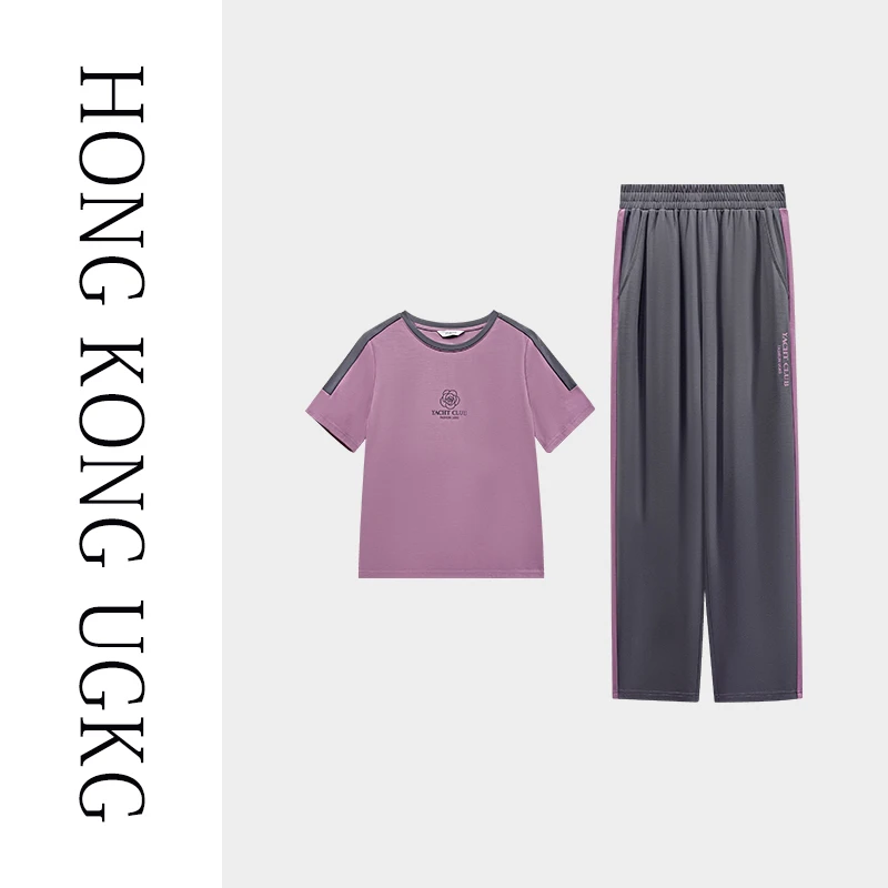香港UG&KG-温柔可人休闲两件套-73252ZH220-2
