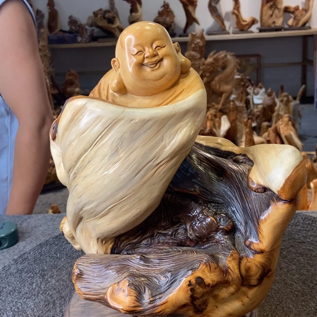 柏木（崖柏）太行崖柏根雕摆件