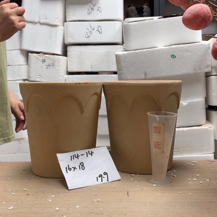 粗陶多肉花盆微瑕14