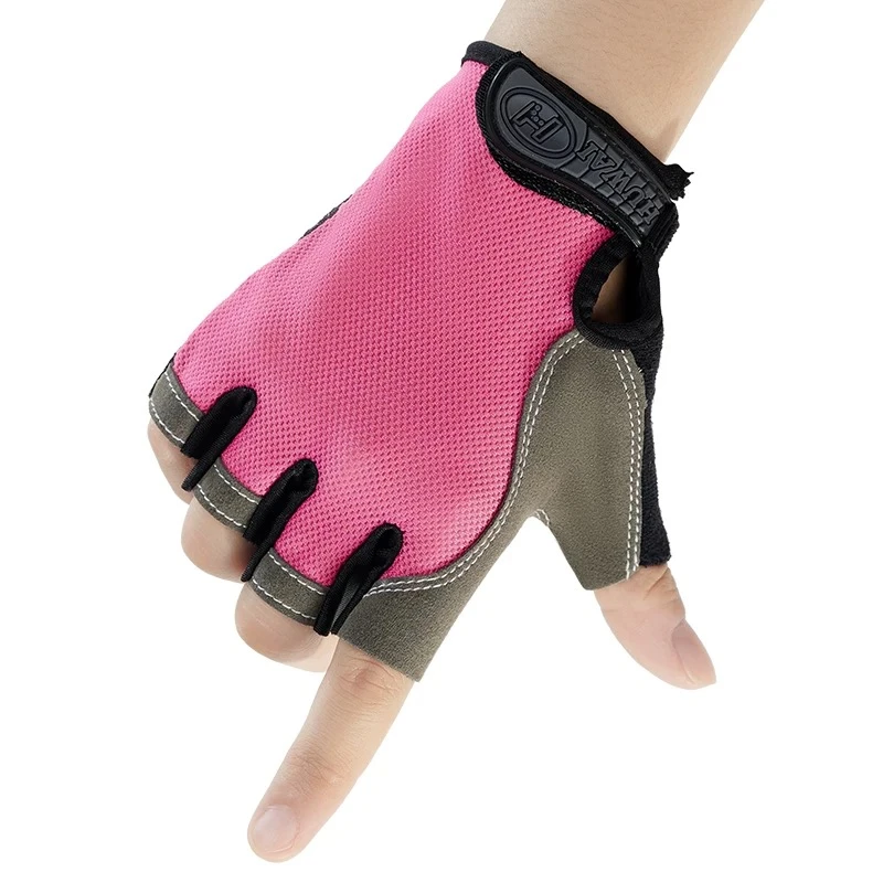 户外速干透气爬山防滑徒步登山健身骑行运动半指防护手套护具男女