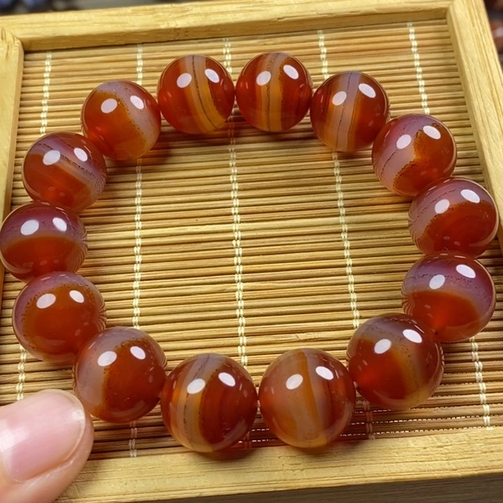 无***为玛瑙/玉髓未镶嵌手链