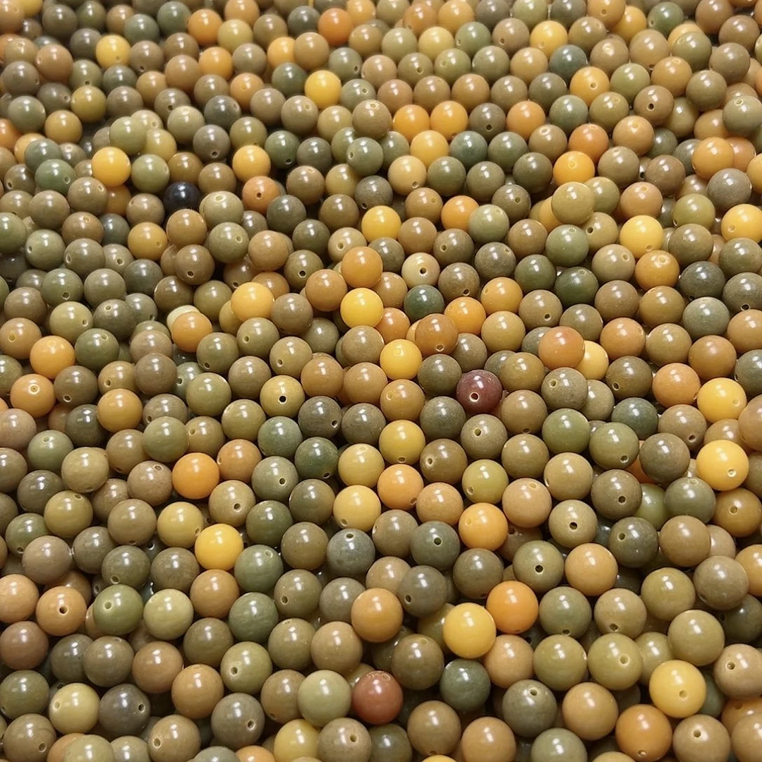 菩提根/象牙果吊坠100颗卡牌➕100颗11➕落地黄圆珠