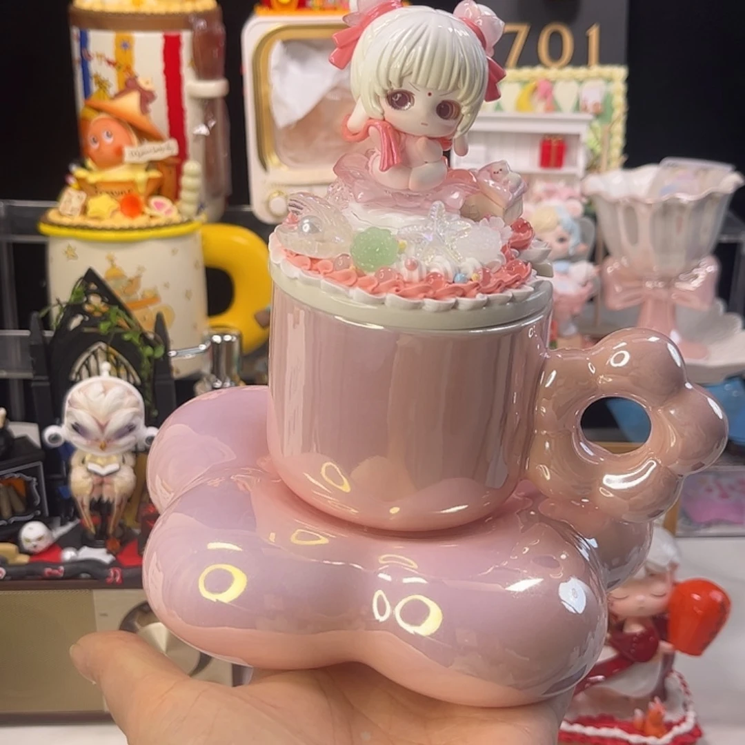 陶瓷藕霸吒托盘杯