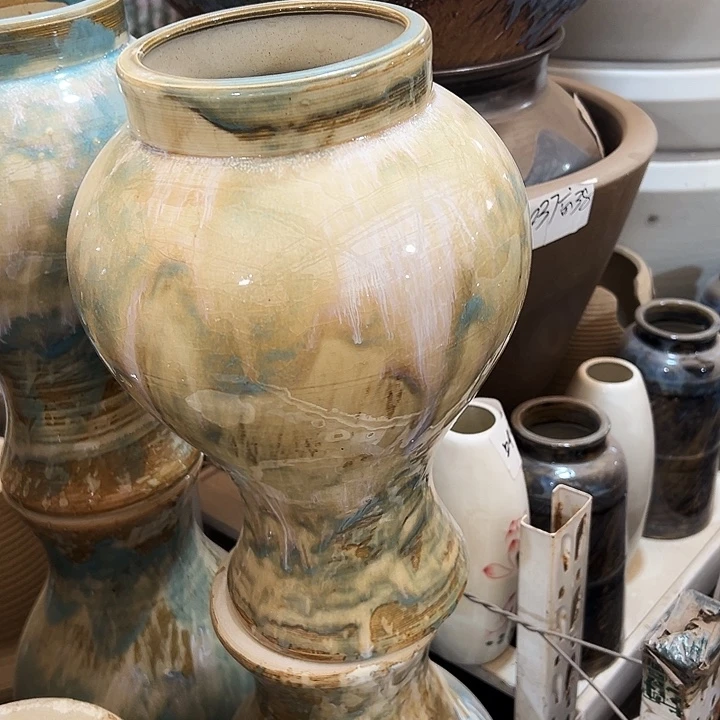 景德镇精品花盆栽适合盆栽口12高30