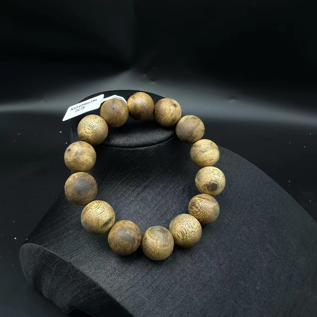 软丝虎斑奇楠沉香珠串DBZ06 10克（16.2mm）