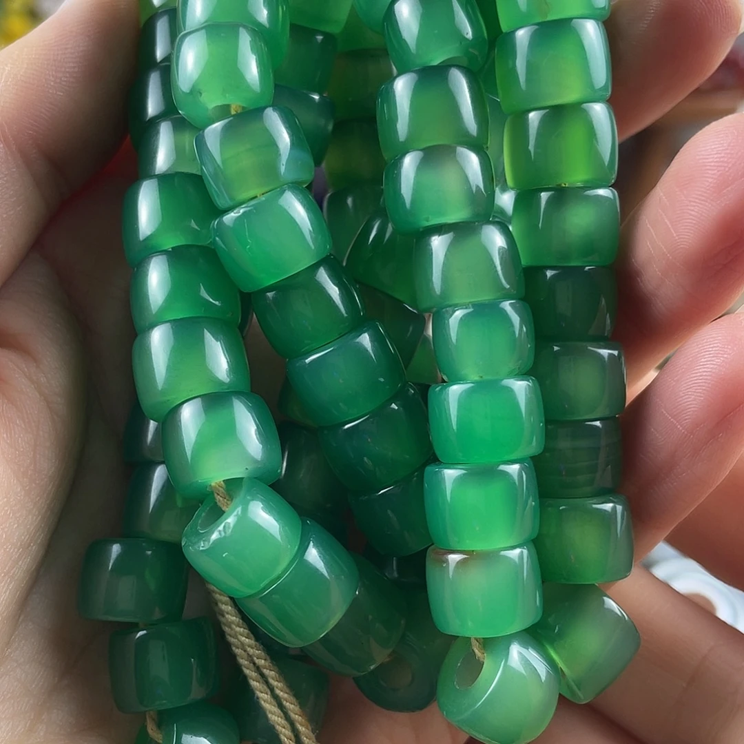 蓝***鼠玛瑙/玉髓未镶嵌车挂