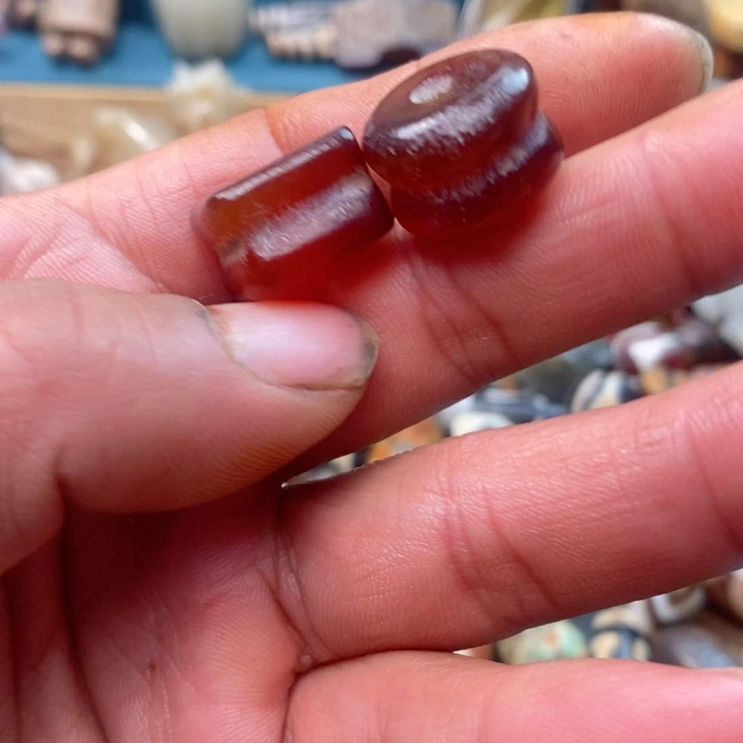 DIY琉璃珠子的颜色也很漂亮的