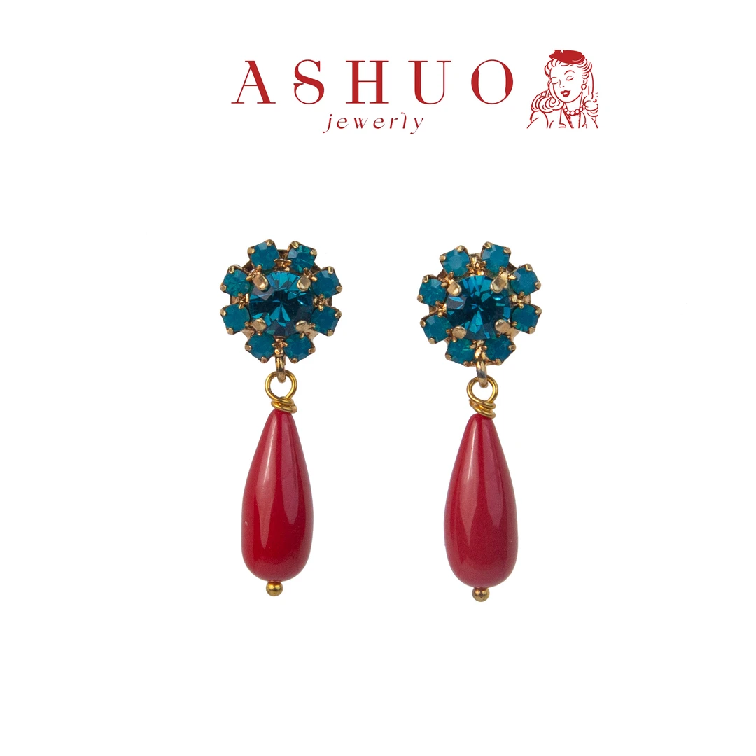 铜合金耳饰 阿烁中古 CG as9686