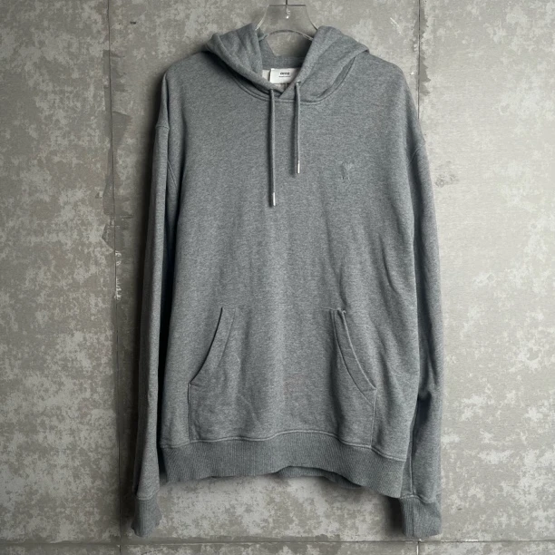 未使用 WE11 DONE XXL*1/AMI/秋冬款爱心字母连帽休闲卫衣/12690