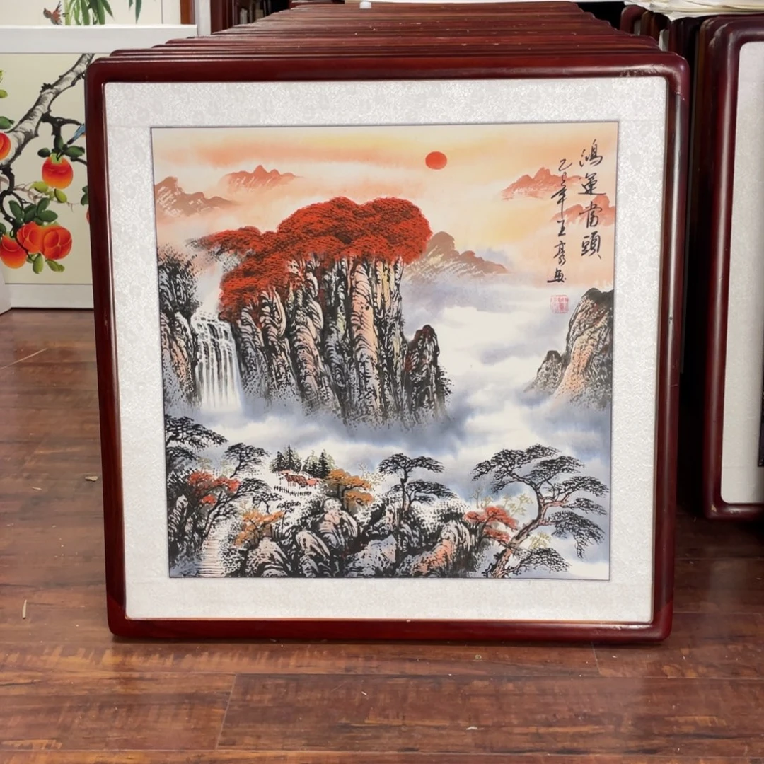 国画带框尺寸63*63厘米