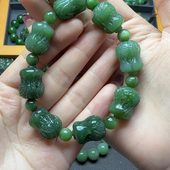 和田玉（碧玉）手串未镶嵌