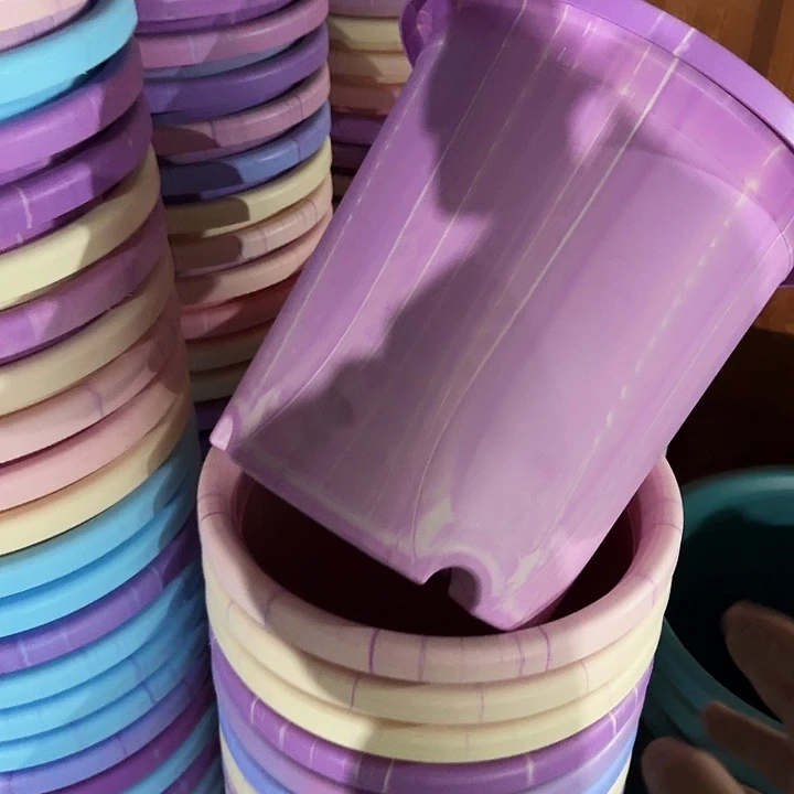 串色7#口径33粉紫色10个无托